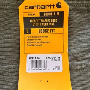 BNWT Carhartt Work Pants